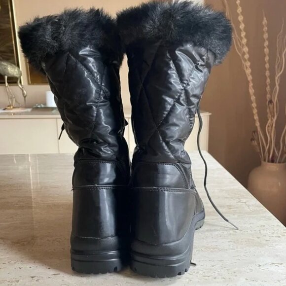 Olang quilted boots with retractable cleats in size 39 (8) - Picture 3 of 16